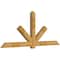Ekena Millwork Kennewick Rough Sawn Timber Gable Bracket, Western Red Cedar, 108"W x 45"H x 4"D x 6"F, 10/12 Pitch GBW108X45X0406KEN00RWR - alternate 4